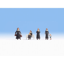 Nuns (4) & Children (2) - OO/HO figures - Noch 15400 - free post