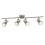Searchlight Searchlight Focus 4 Lights Satin Silver Industrial Ceiling Spotlight Split-Bar 1