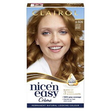 Clairol Nice' n Easy CrâÂme, Natural Looking Oil Infused Permanent Hair Dye, 6.5GN Lighter Golden Brown 177 ml