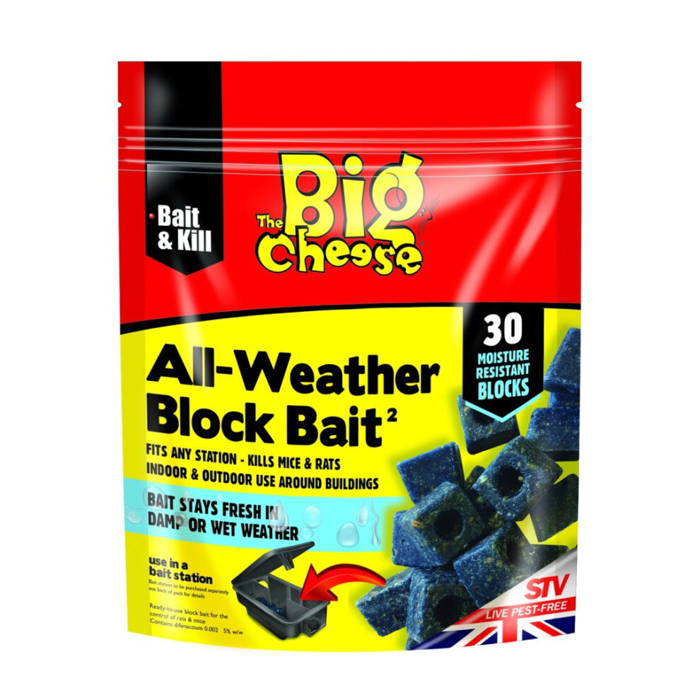 The Big Cheese All Weather Block Bait Pk30