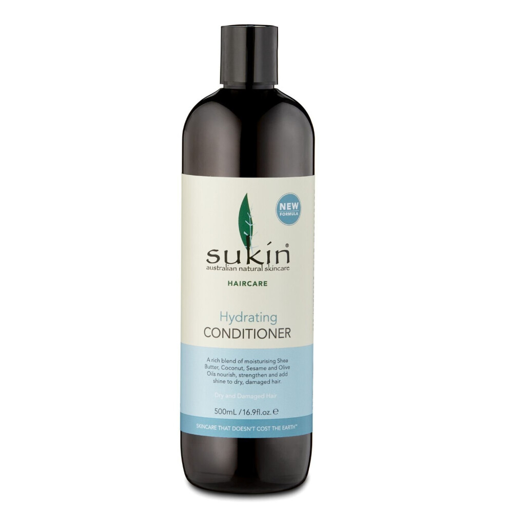 Sukin Hydrating Conditioner 500 ml – Australian-made, Cruelty-Free, Vegan & Carbon Neutral | S006890