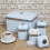 Swan (Blue) 4pc Swan Retro Kitchen Storage Set 4