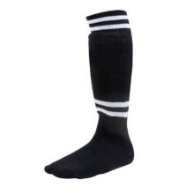 Champion Sports SL4B Youth Sock Style Soccer Shinguard, Black - Age 4-6