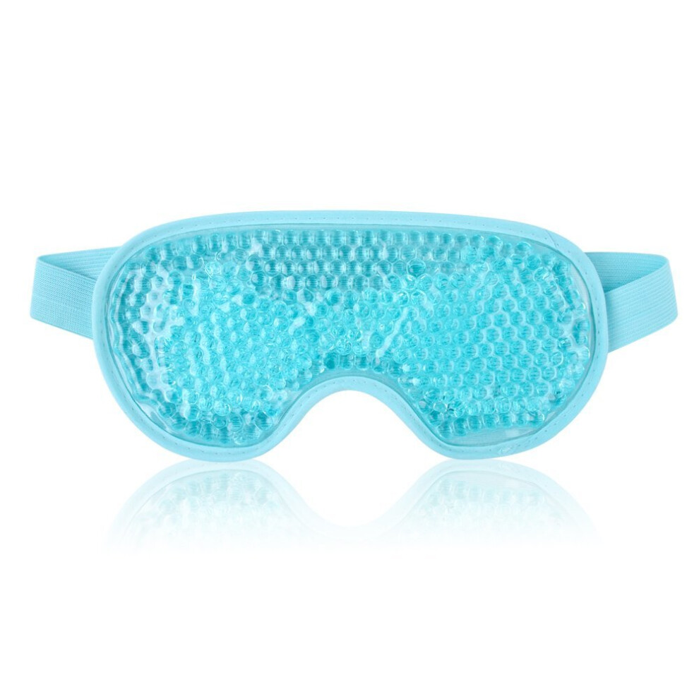 Eye Mask Cooling Reusable Eye Mask with Gel Beads for Hot Cold Therapy, Pain Relief Mask and Eye Pillow for Puffy Eyes Stress Relief, Migraine,...