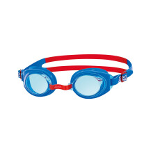 Zoggs Kids' Ripper Junior Swimming Goggles Anti-Fog and Uv Protection, Blue,Red,Tint, 6-14 Years