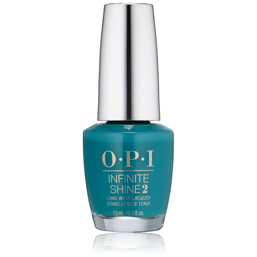 OPI Infinite Shine 2 Nail Polish, Grease Collection, Teal Me More, 15 ml