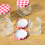 GEEZY GEEZY 5 Pcs Clear Glass Jar Set Mini Containers Storage Jam Jars with Screw Top Lids 3