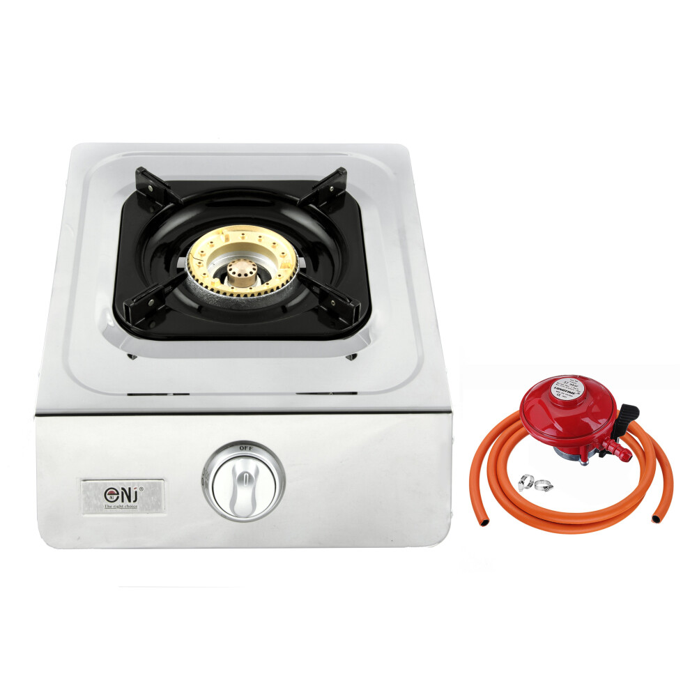 Nj (Propane 37Mbar Click-On 27Mm) Single Gas Stove Portable Camping Outdoor 3.8Kw Wok Ngb-100