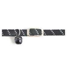 Safety Elastic Cat Collar Softweave Black (Pack of 3)