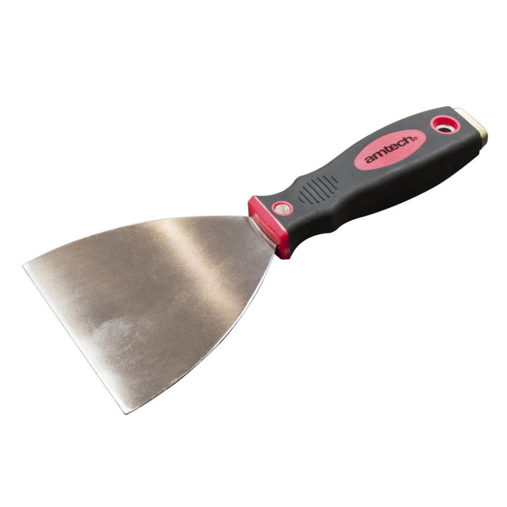 4'' Paint Scraper Tempered Spring Steel Blade Soft Handle Builder Amtech G0675