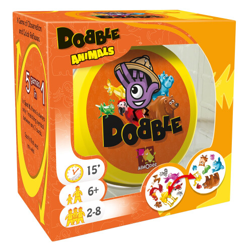 Asmodee Asmodee Editions ASMDOAN01EN Dobble Animals - Board Game