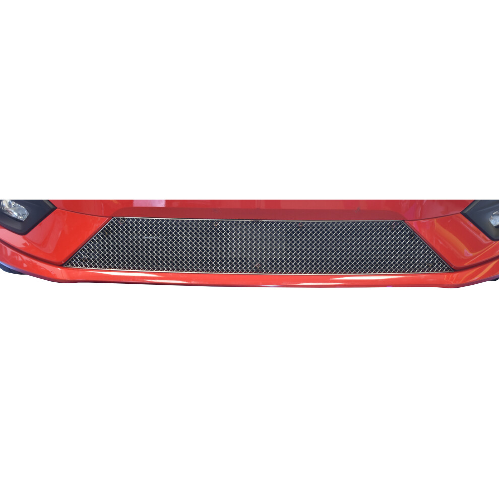(Silver) Ford Fiesta St Line Mk8 - Lower Grille (2018 - ) Silver 5060468073409