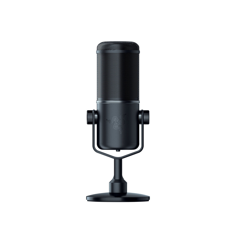 Razer Seiren Elite: Single Dynamic Capsule - Built-In High-Pass Filter - Digital/Analog Limiter - Professional Grade Streaming Microphone