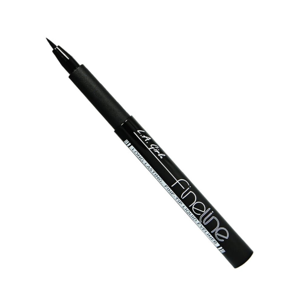 L.A. Girl Fineline Long Lasting Fine Tip Liquid Eyeliner LE721 Black 1.1ml