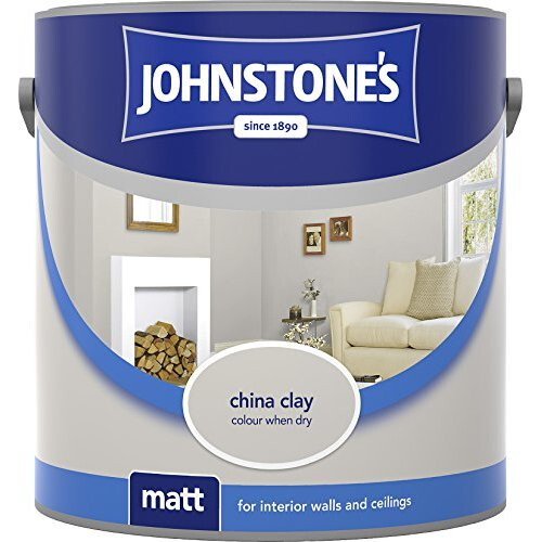Johnstone's (China Clay, 2.5L) Johnstone's Matt Emulsion | Matt Wall Paint