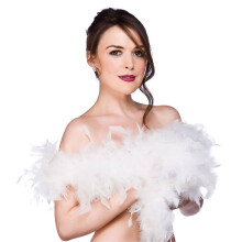 White Feather Boa - Default Title