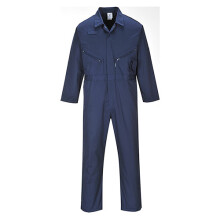(Navy, XL) Zip Boilersuit