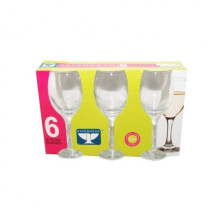 25Cl Set Of 6 Red Or White Wine Glasses Barware