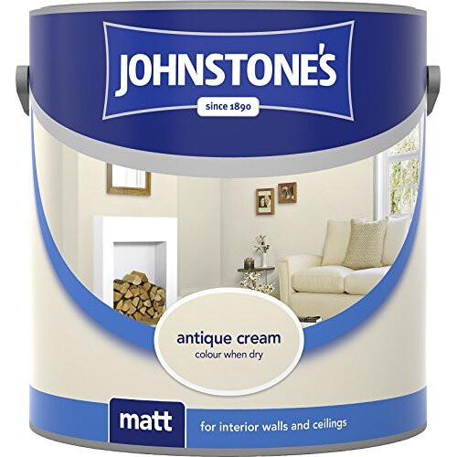 Johnstone's (Antique Cream, 2.5L) Johnstone's Matt Emulsion | Matt Wall Paint