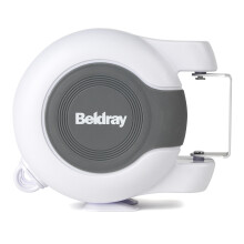 Beldray LA027016 26 Metre Retractable Dual Clothes Line, White, 18.5 x 16 x 9.5 cm