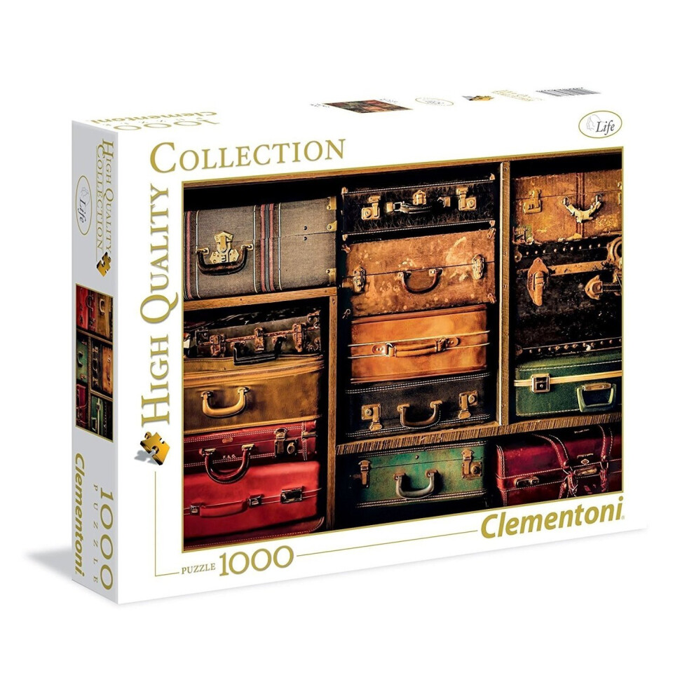 Clementoni 39423 Clementoni-39423-High Quality Collection-Travel-1000 Pieces, Multi-Colour