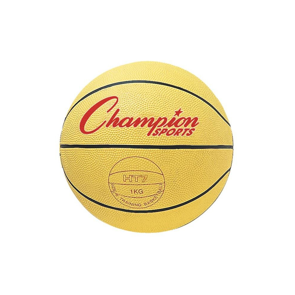 Champion Sports HT72 29.5 in. Weighted Basketball Trainer, Yellow - 3.17 lbs