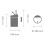 Brabantia BRABANTIA Cestino Touch Bin - 3L - Nero opaco 10