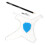 Aberlite ClearShaper 2.0 - Kit de modelage de barbe avec 2 crayons de barbier - Outil de modelage transparent 3