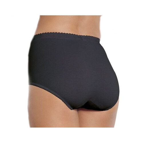 Sloggi (16, Black) Sloggi Control Maxi 2P 2 Pack Briefs 2