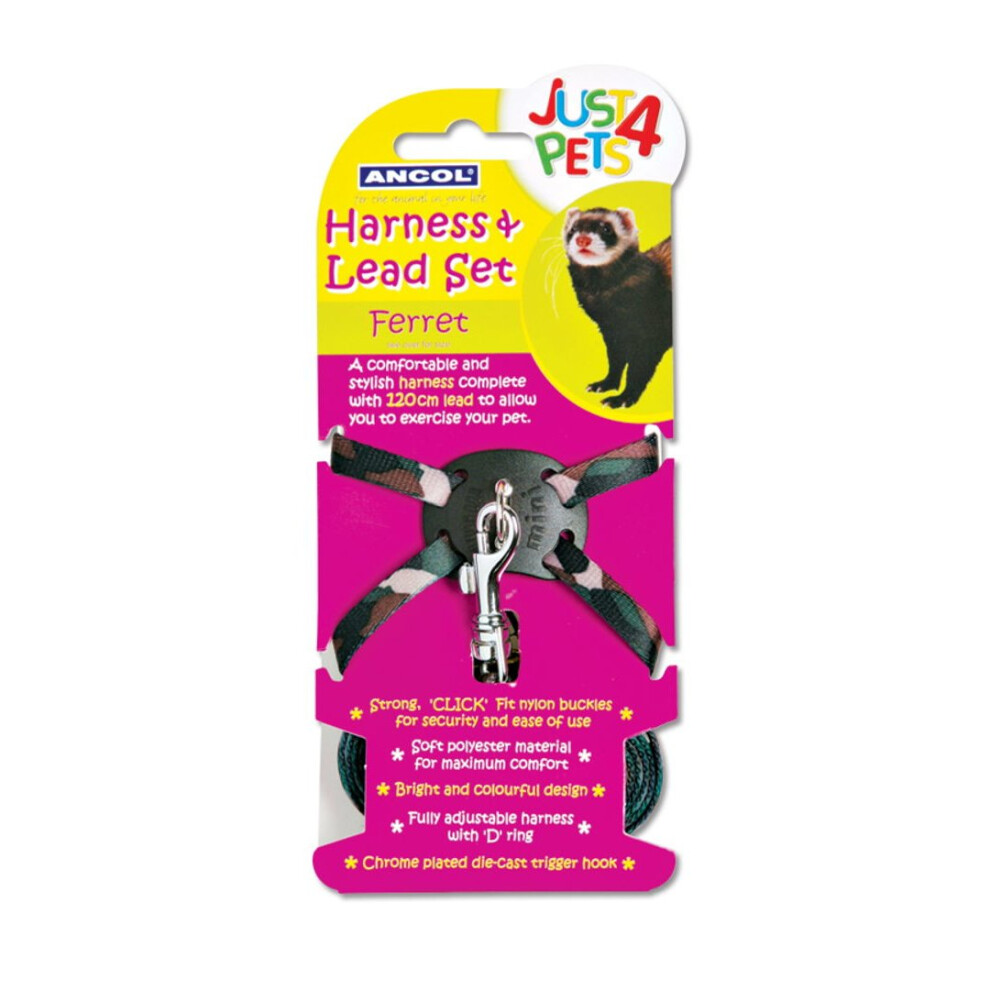 Just 4 Pets Ferret Harness & Lead Set