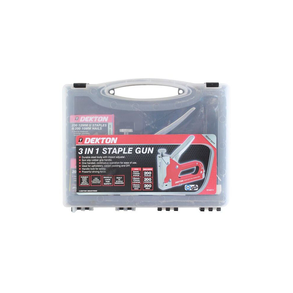 3 IN 1 STAPLE GUN WITH STAPLES (10mm staples can be used)