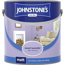(Sweet Lavender, 2.5L) Johnstone's Matt Emulsion | Matt Wall Paint