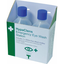 HypaClens Emergency Sterile Eyewash Station (2 x 500 ml)