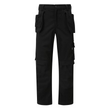 (34" Waist / Regular Leg) Tuffstuff Pro Flex Slim Fit Trade Work Trousers Black (Various Sizes)