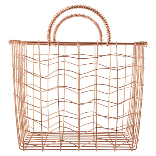 Premier Housewares Premier housewares Vertex Wavy Grid Rectangular Wire Basket 1