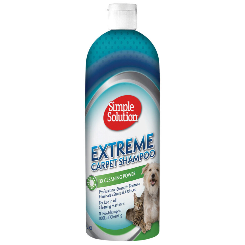 Simple Solution Extreme Carpet Shampoo 1Ltr