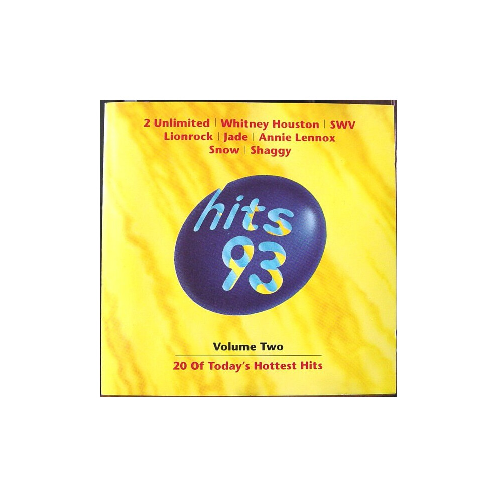 Hits 93 Volume Two - Various CD