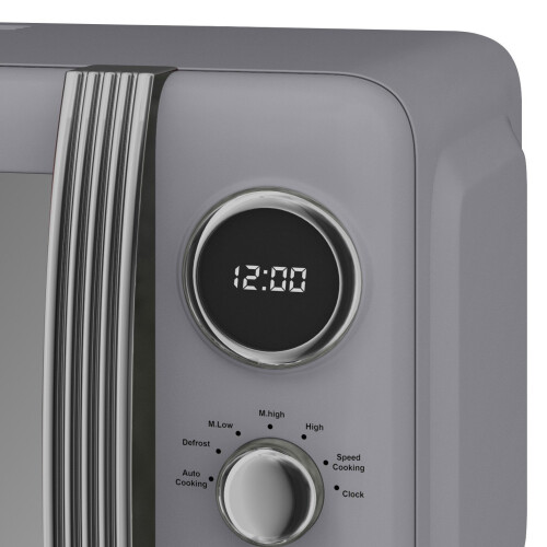 Swan Swan Retro Digital 800W Microwave - Grey 1