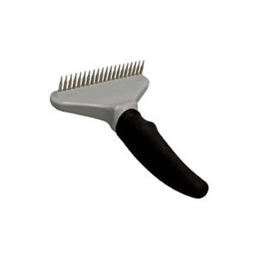 J W Pet Company Double Row Undercoat Rake Gray - 65024