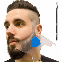 Aberlite ClearShaper 2.0 - Kit de Diseño de Barba con Dos Lápices de Barbero - Herramienta Premium