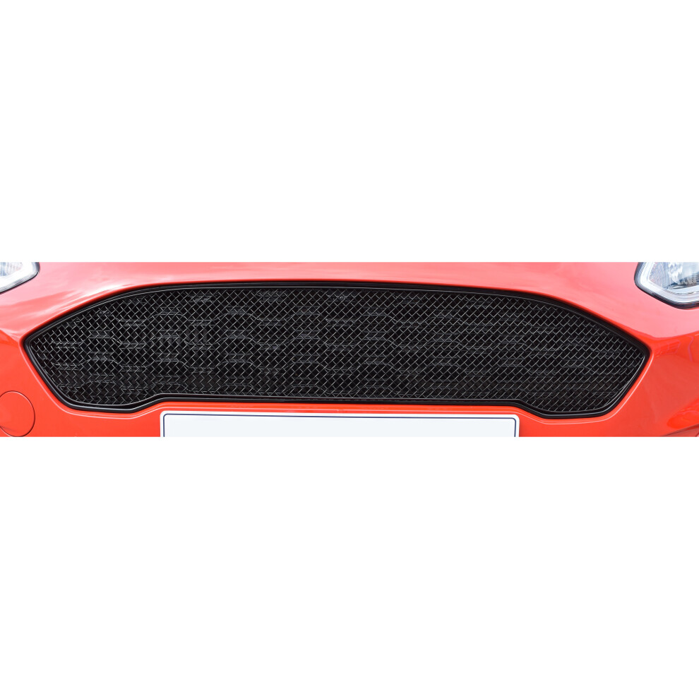 (Black) Ford Fiesta St Line Mk8 - Upper Grille (2018 -) Black 5060468073393