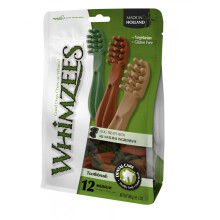 Whimzees Toothbrush Medium 11 cm – 12 Pack (Pack of 6) KWHZ343