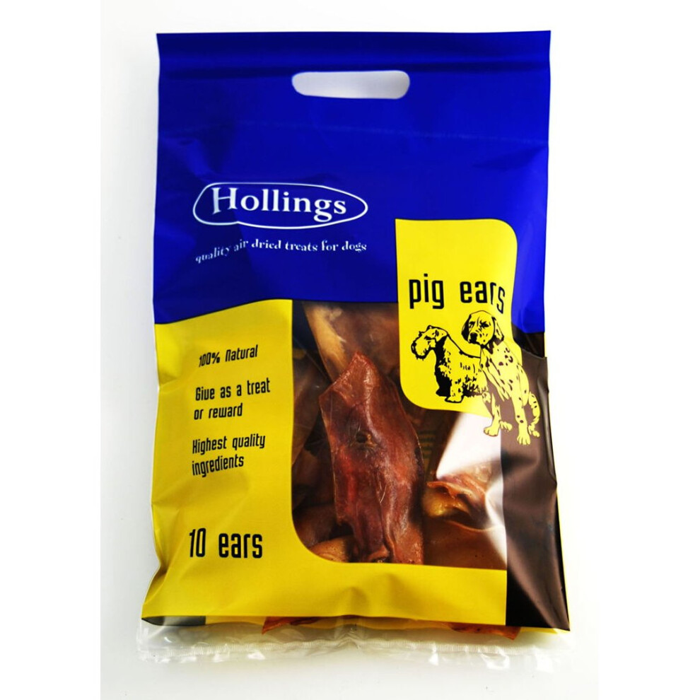 Hollings Pigs Ears Carrier Bag 10pack (Pack Of 5)