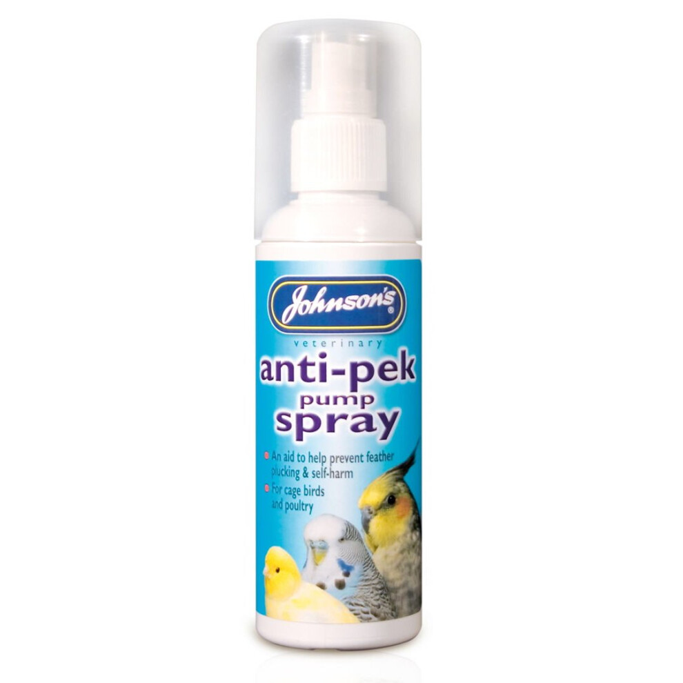 Jvp Cage Bird Anti - Pek Pump Spray 100ml (Pack of 6)