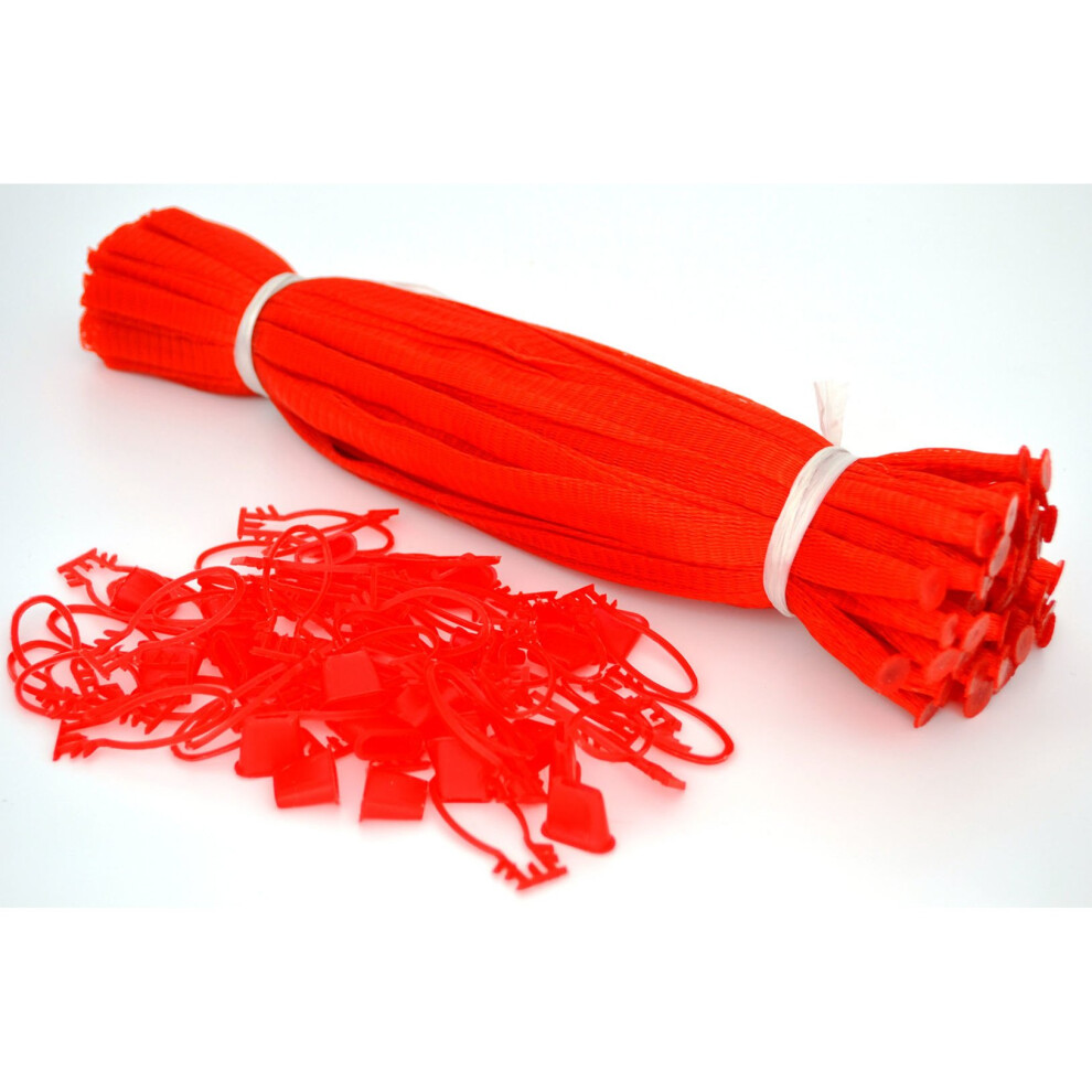 Empty Peanut Nets & Clips Set 50 (Pack of 50)