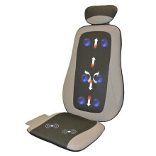 Carepeutic KH283 Op-Comfort Shiatsu and Rolling Massage Cushion, Vibration and Heat