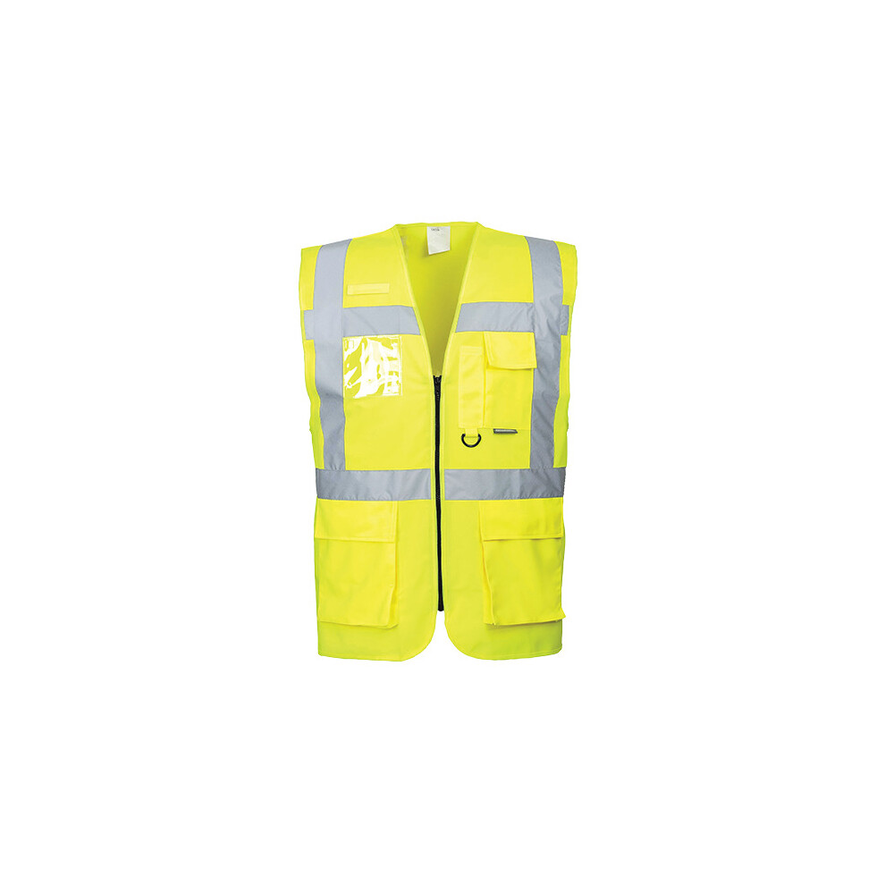 (Yellow, 5XL) Berlin Executive Vest-image-OPC-PNK79N-NEW