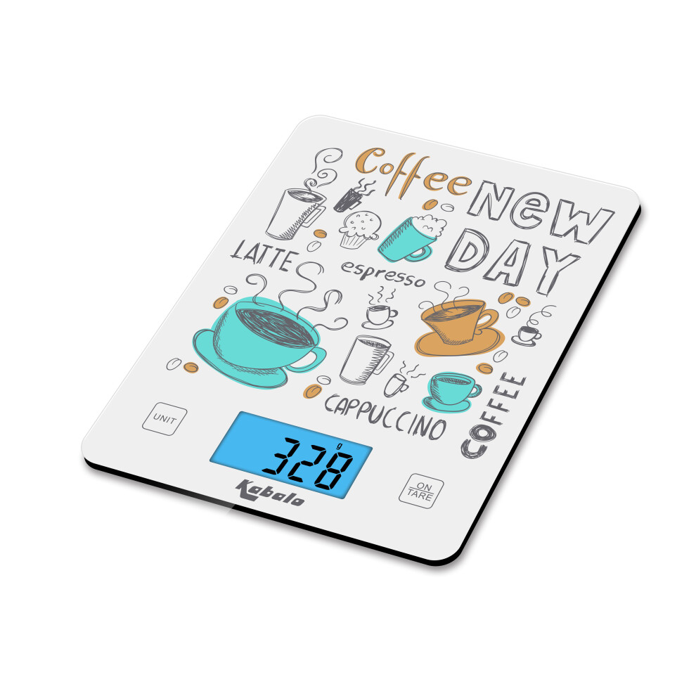 Kabalo Coffee Design Kitchen Household Food Cooking Weighing Scale 5kg capacity 5000g/1g