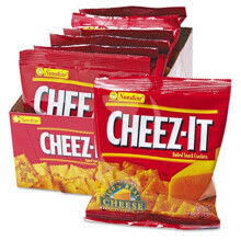 Keebler 12233 Cheez-It Crackers 1.5oz Single-Serving Snack Pack 8 Packs/Box