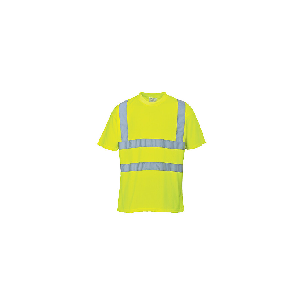 (Yellow, 5XL) Hi-Vis T Shirt